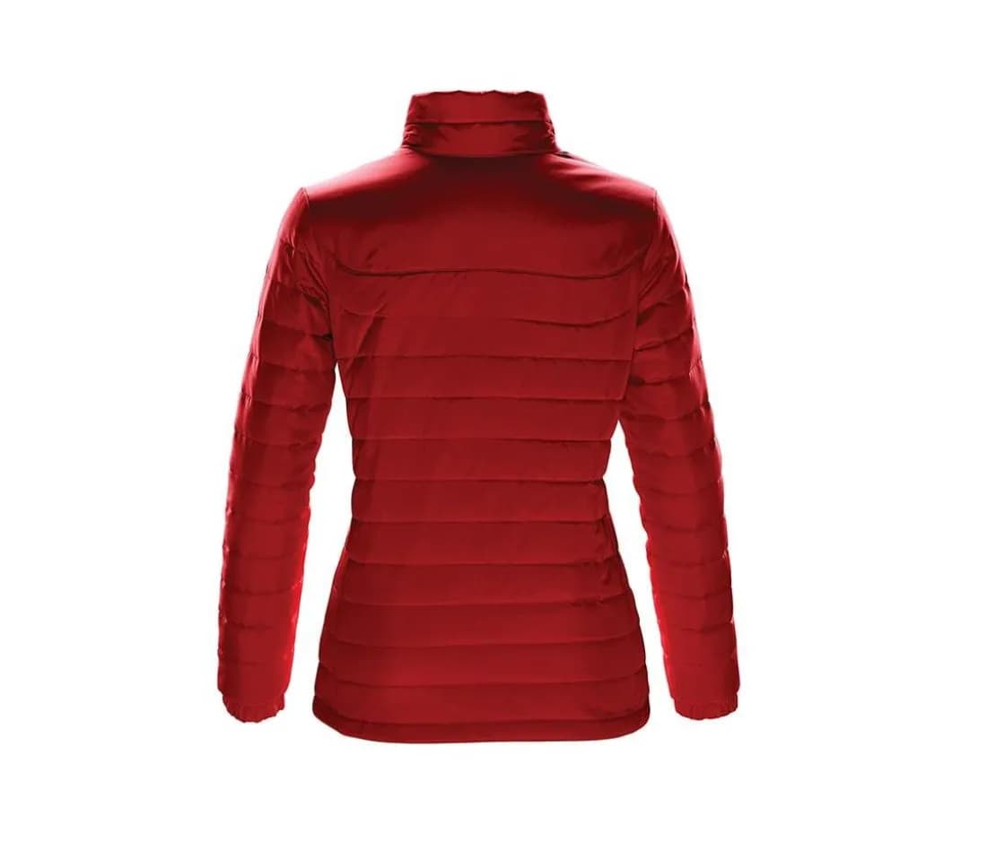 Veste matelassée «Nautilus» femme – Rouge – vue de dos