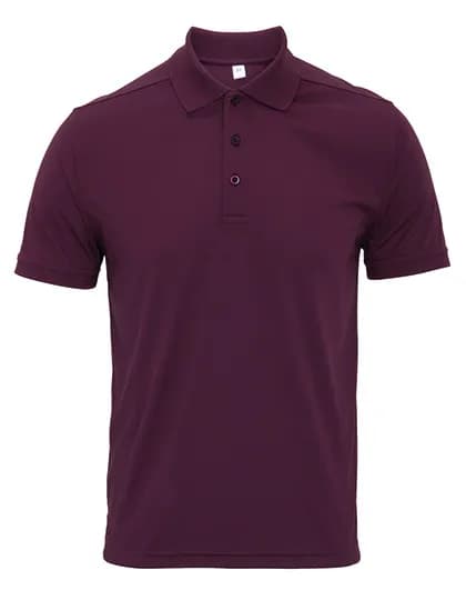 Men’s Coolchecker® Piqué Polo – Violett (Aubergine (ca. Pantone 5115c))