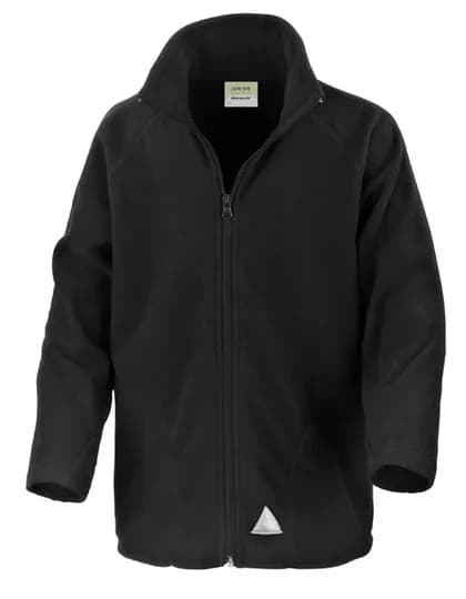 Junior Microfleece Jacket – Schwarz