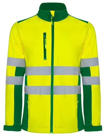 Antares Soft Shell Jacket – Vert / Jaune
