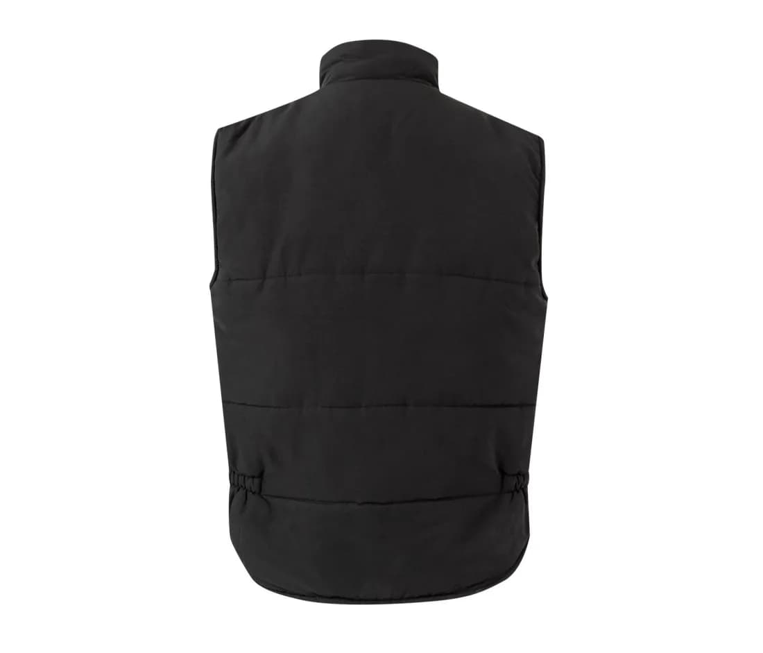 Gilet de travail doublé – multipoches – Noir – vue de dos