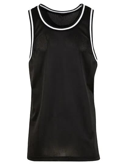 Mesh Tank Top – Schwarz