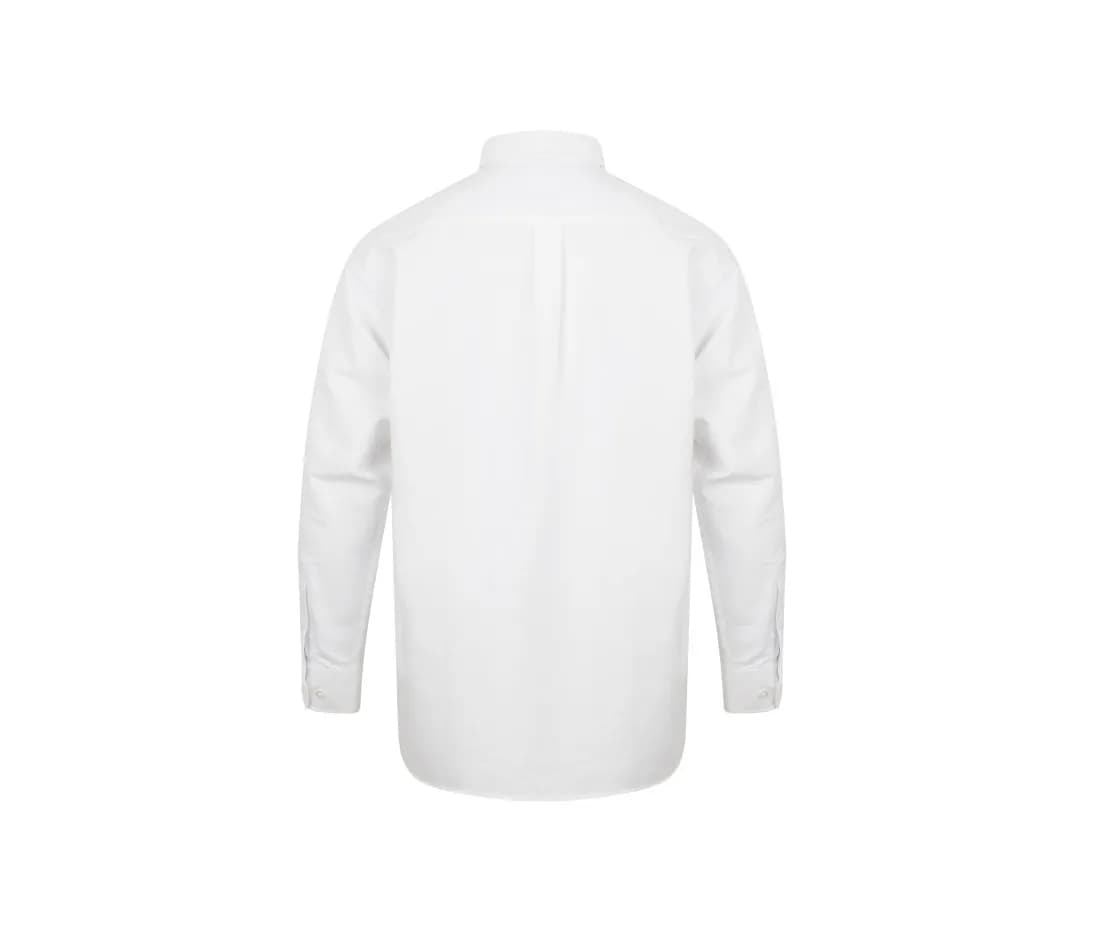 Classic Oxford Long Sleeved Shirt – Blanc – vue de dos