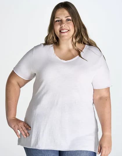 Ladies’ Curves Slub T-Shirt