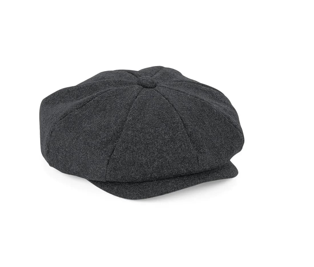 Casquette gavroche en laine Melton