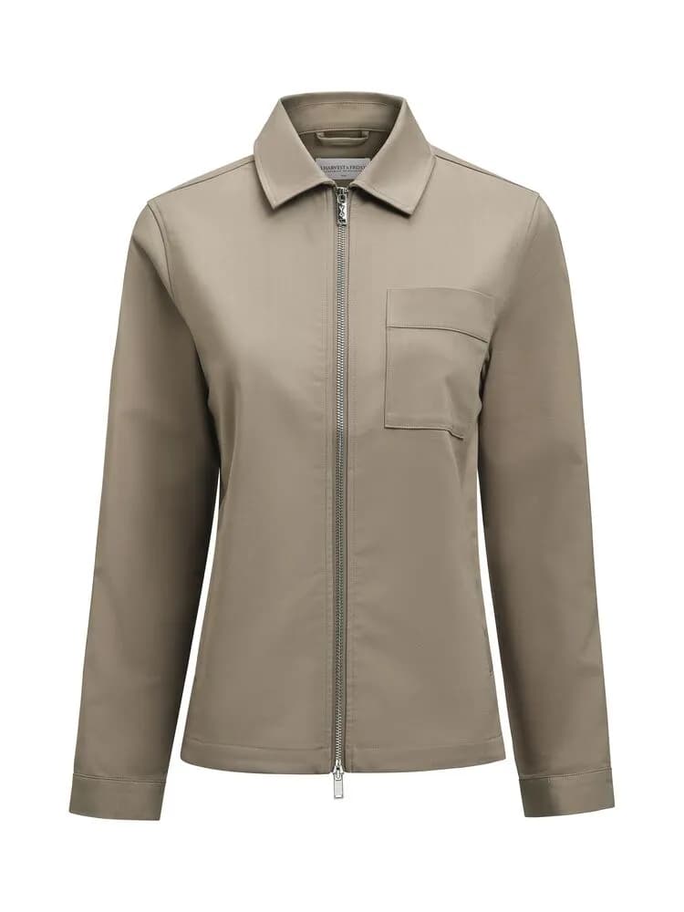Modern Zip Overshirt Woman
