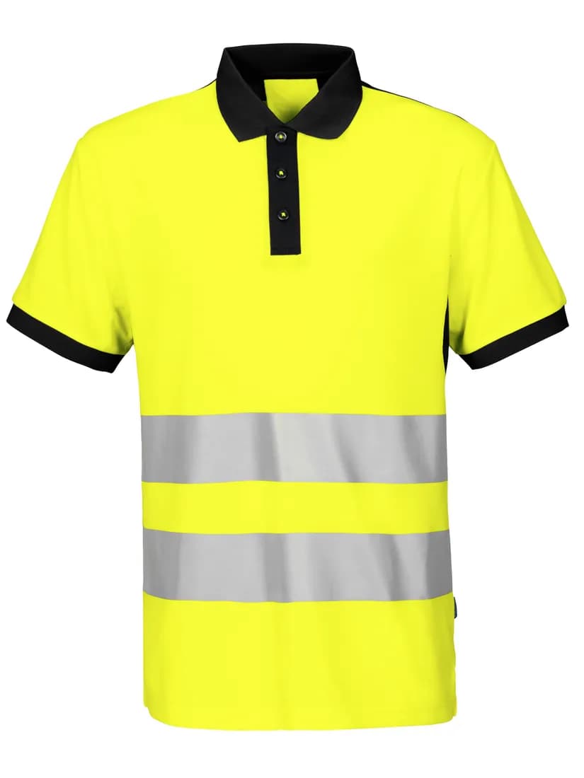 6008 Piqué Polo EN ISO 20471 Klasse 2