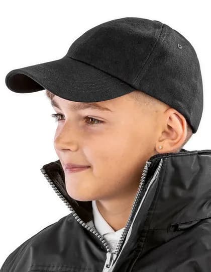 Junior Heavy Brushed Cotton Cap RC024J