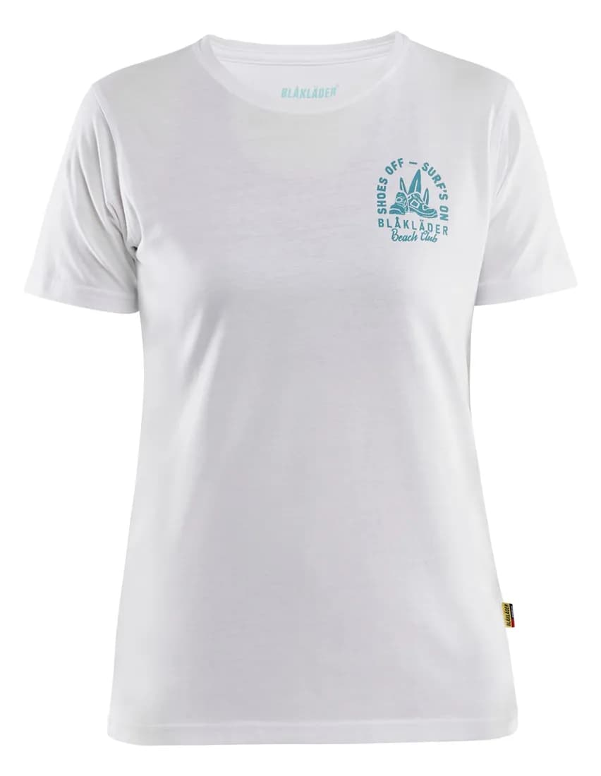 Damen T-Shirt Blåkläder Beach Club