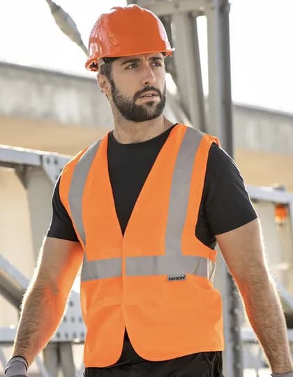 Hi-Vis Safety Vest With 3 Reflective Stripes Bremen