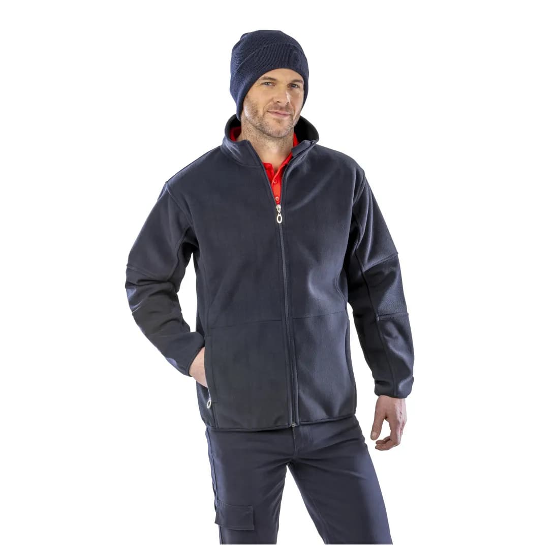 Mens Combed Pile Softshell Jacket