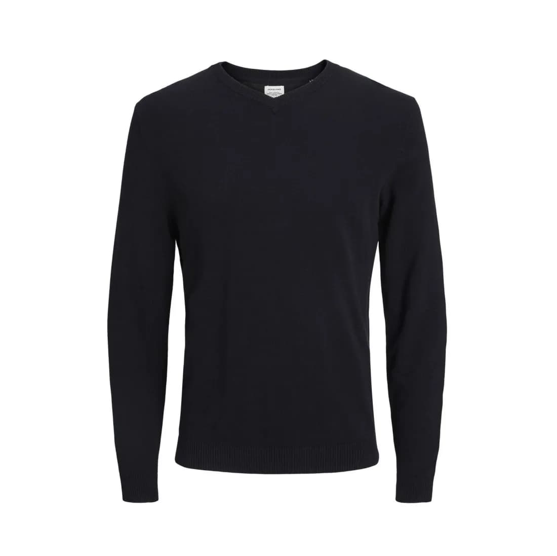Basic Knit V-Neck – Noir