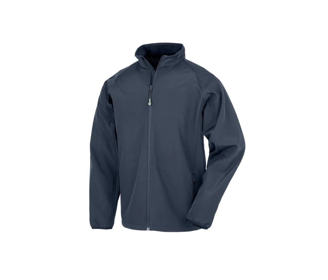 Veste softshell 2 couches recyclée imprimable homme
