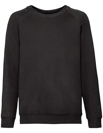 Kids’ Classic Raglan Sweat – Schwarz