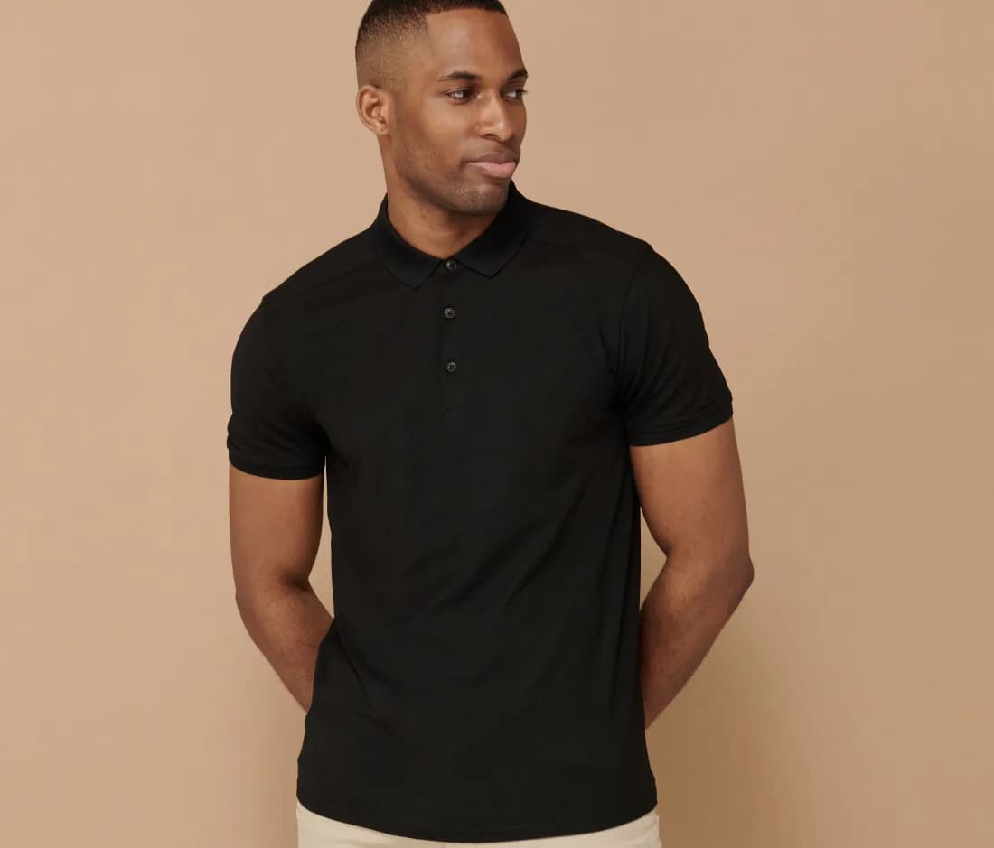 Men’s Stretch Polyester Polo Shirt
