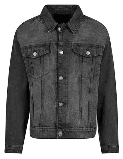 Heavy Ounce Boxy Denim Jacket – Noir