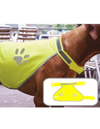 Stretchy Hi-Vis Safety Vest For Dogs Buenos Aires – Jaune