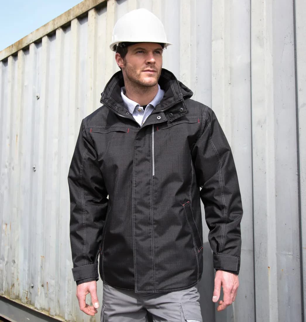 Denim Texture Rugged Jacket