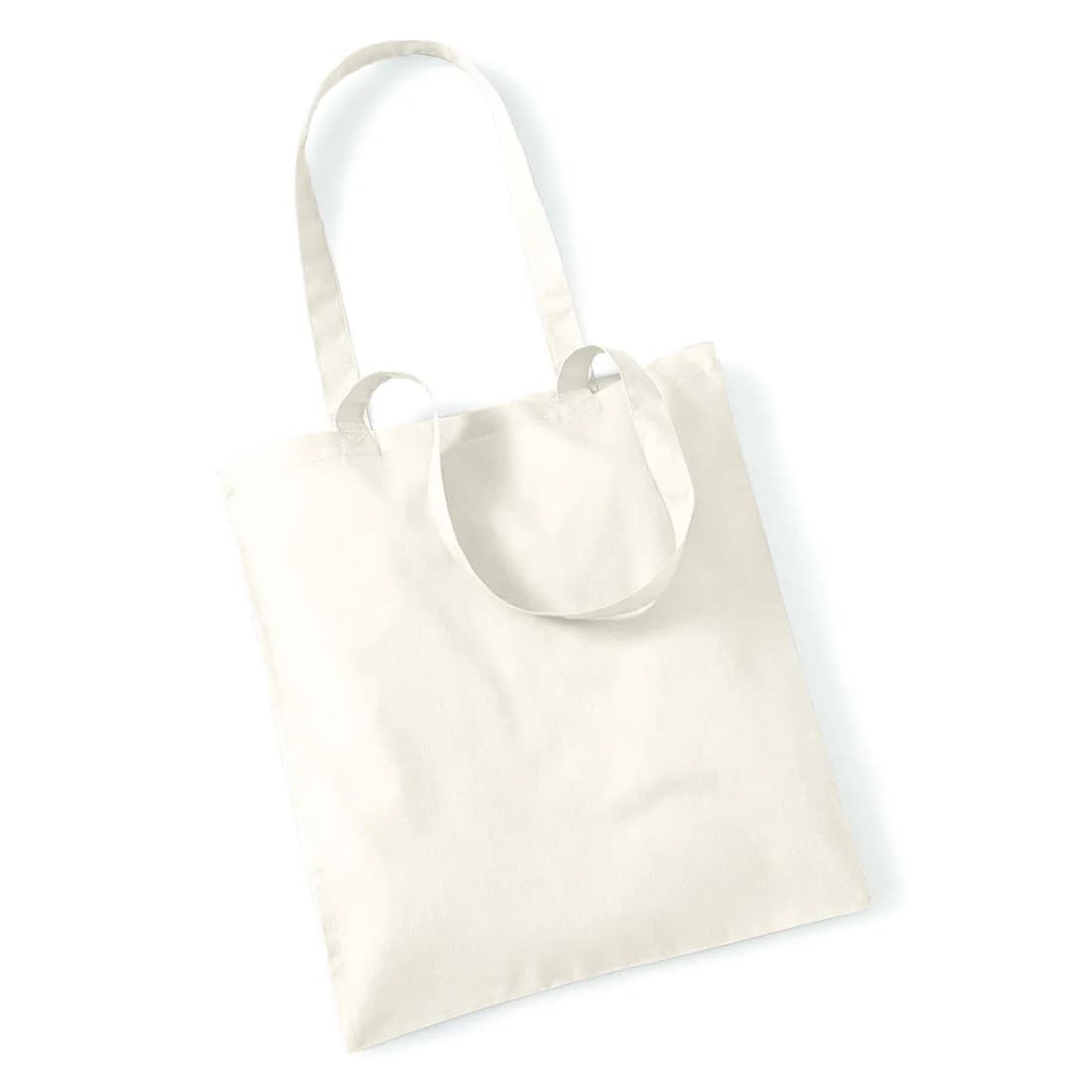 Cotton Large Handle Basic Shopper – Naturel