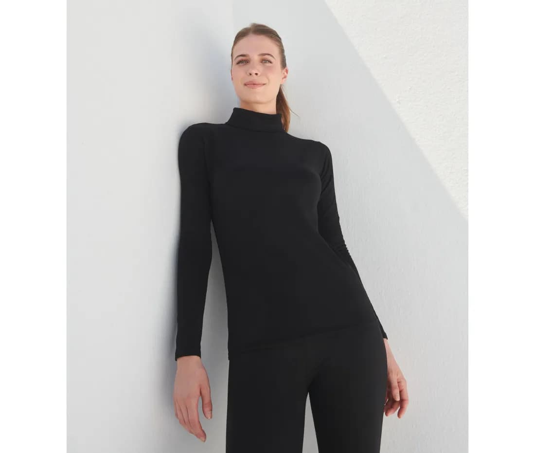 Ladies Feel Good Roll Neck