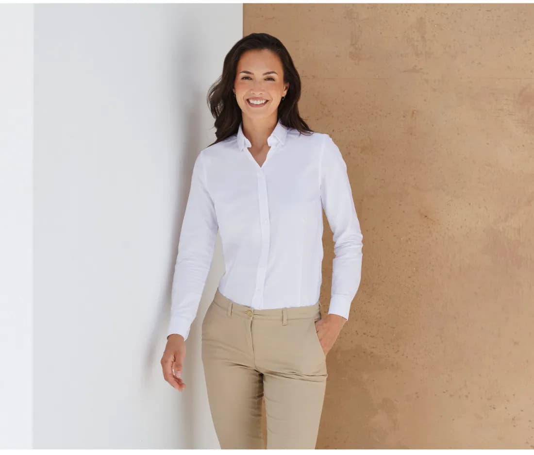 Ladies’ Modern Long Sleeved Shirt - Regular Fit