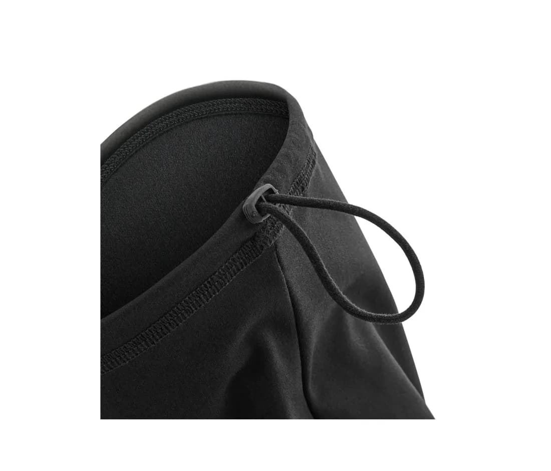 Junior Softshell Sports Tech Neck Warmer – Schwarz – Rückansicht