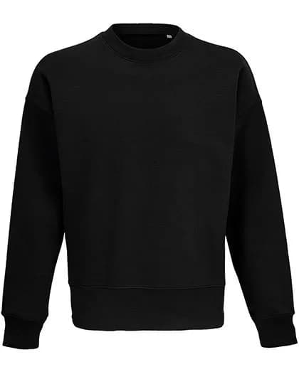Unisex Round-Neck Sweatshirt Authentic – Schwarz