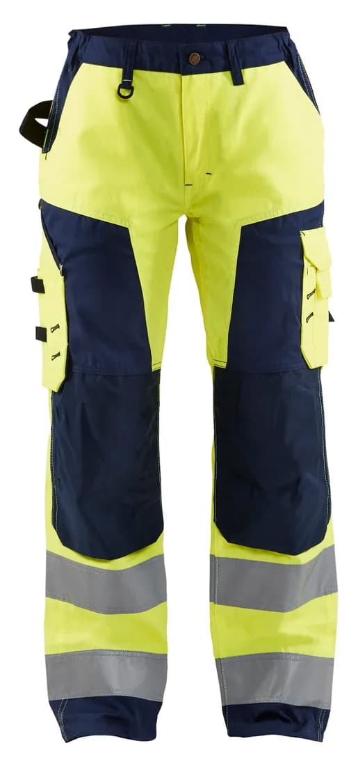 Damen High Vis Arbeitshose ohne Werkzeugtaschen