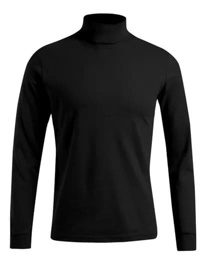 Men’s Turtleneck-T Long Sleeve – Noir