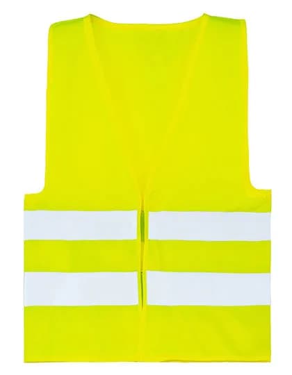 Children’s Safety vest in mini vacuum packaging «Billund» – Gelb