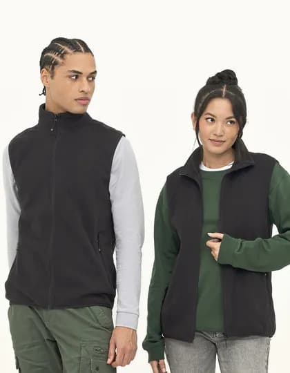 Unisex Factor Zipped Fleece Bodywarmer
