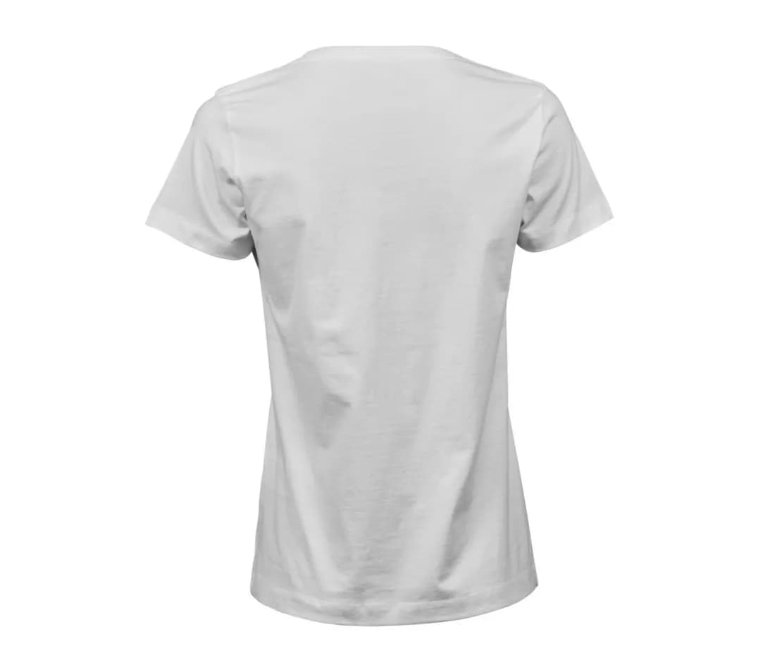 Damen T-Shirt «Sof» – Weiss – Rückansicht