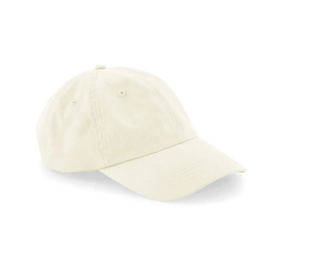 Casquette profil bas en twill de coton