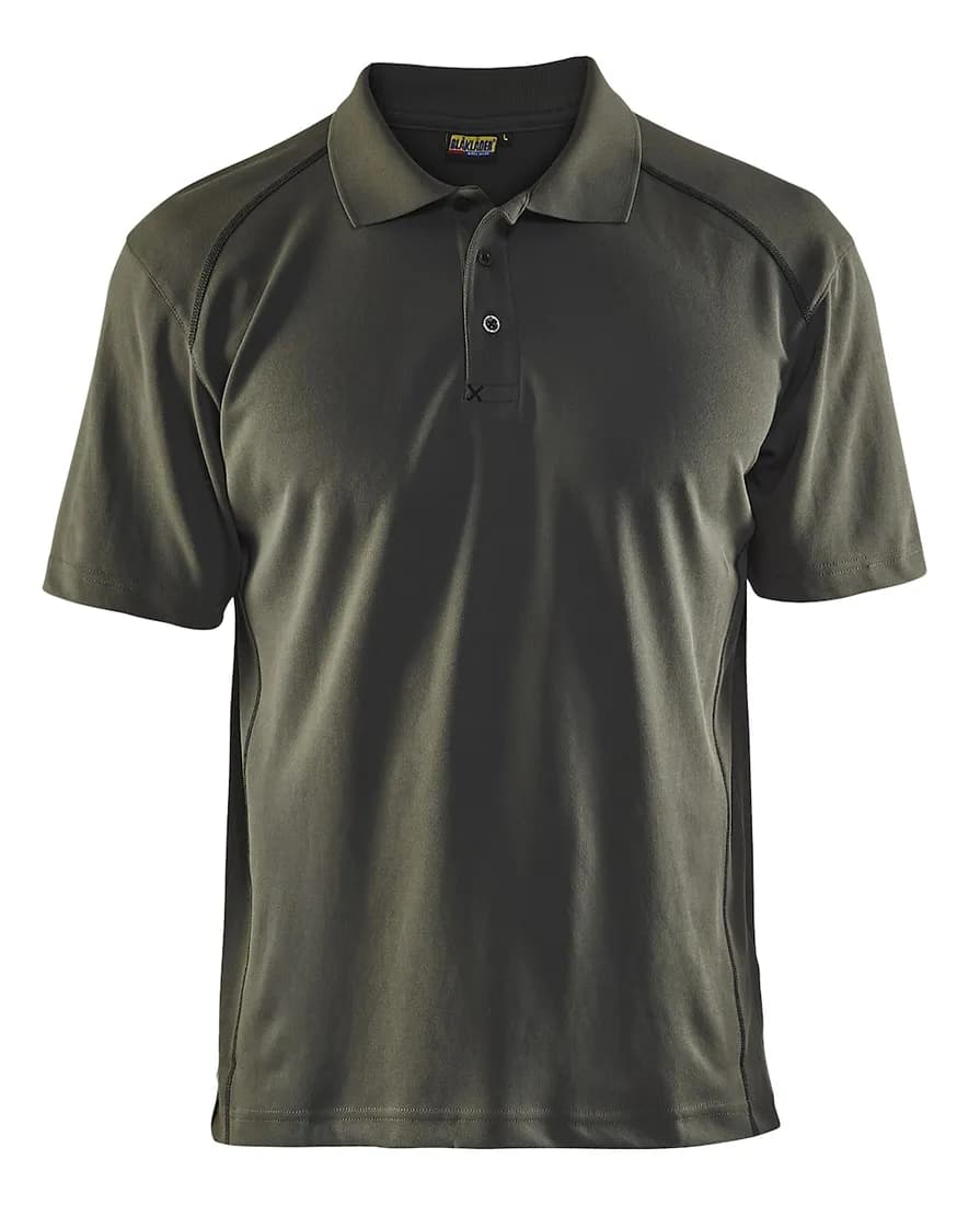 Polo piqué anti-UV anti-odeur