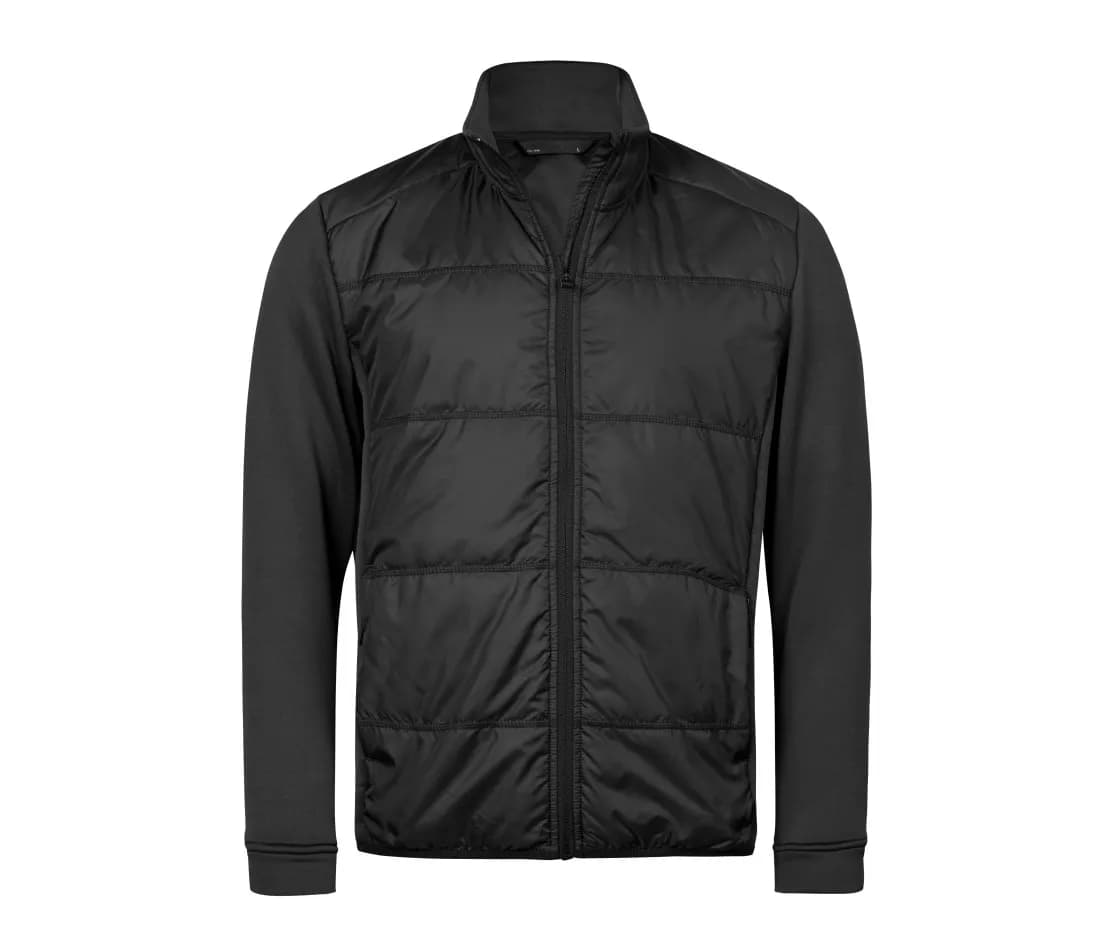 Hybrid-Stretchjacke – Schwarz