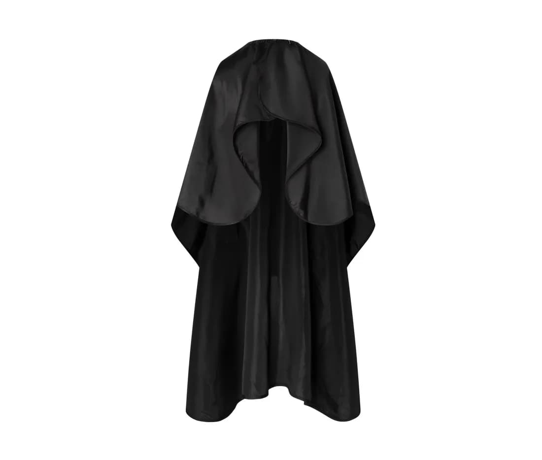 Water-Repellent Hairdresser's Cape with Hand Grips – Noir – vue de dos