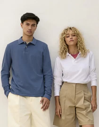 Unisex Pacific Polo Shirt Longsleeve