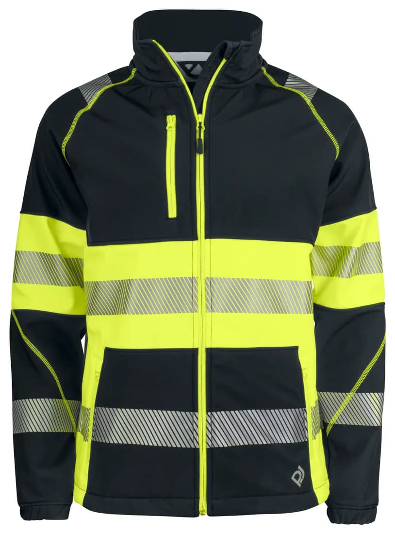 6443 Softshell Jacke EN ISO 20471 Klasse 1