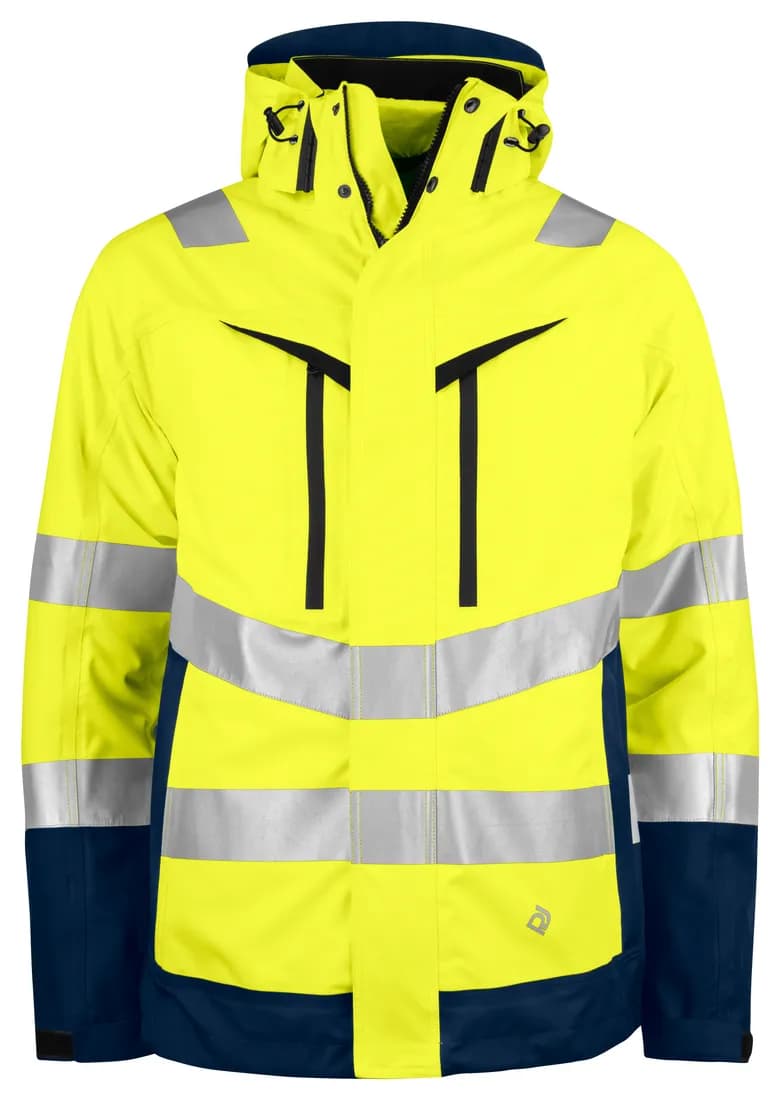 6445 Wind- und Wasserdichter Parka 3-In-1 EN ISO 20471 Klasse 3/2