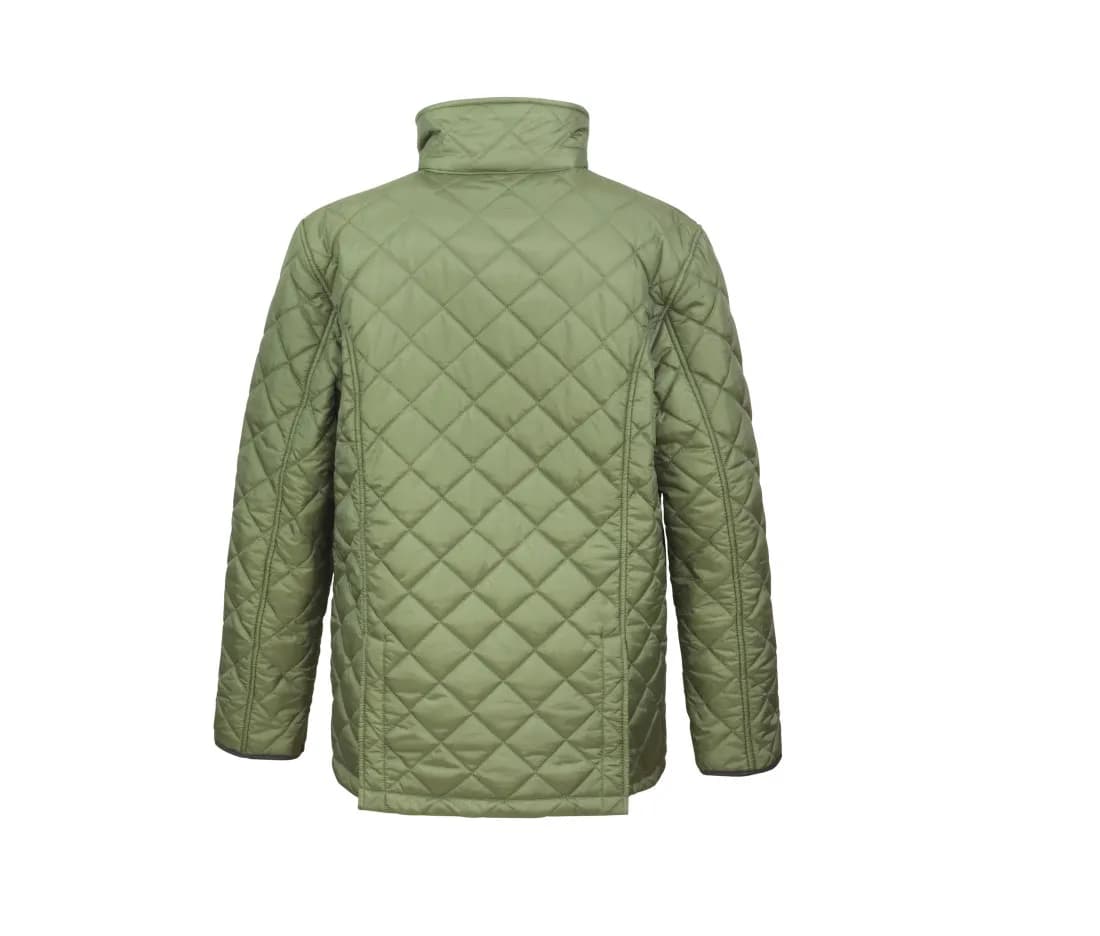 Jacke «Cheltenham Gold» – Oliv – Rückansicht