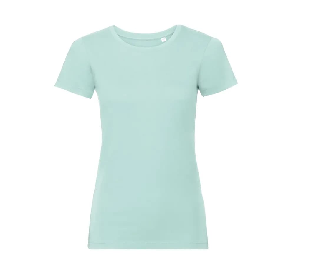 T-shirt bio «Pure» femme – Turquoise