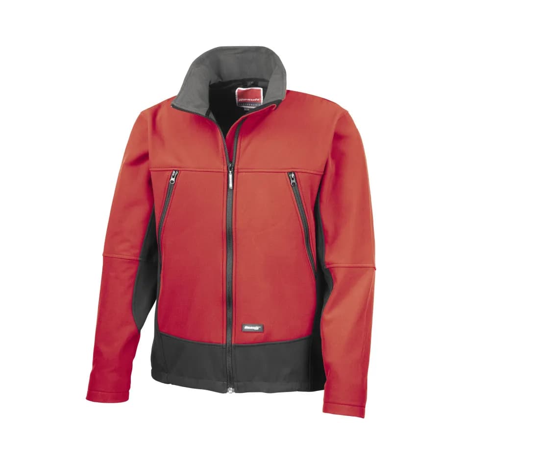 Softshelljacke «Activity» – Rot / Schwarz