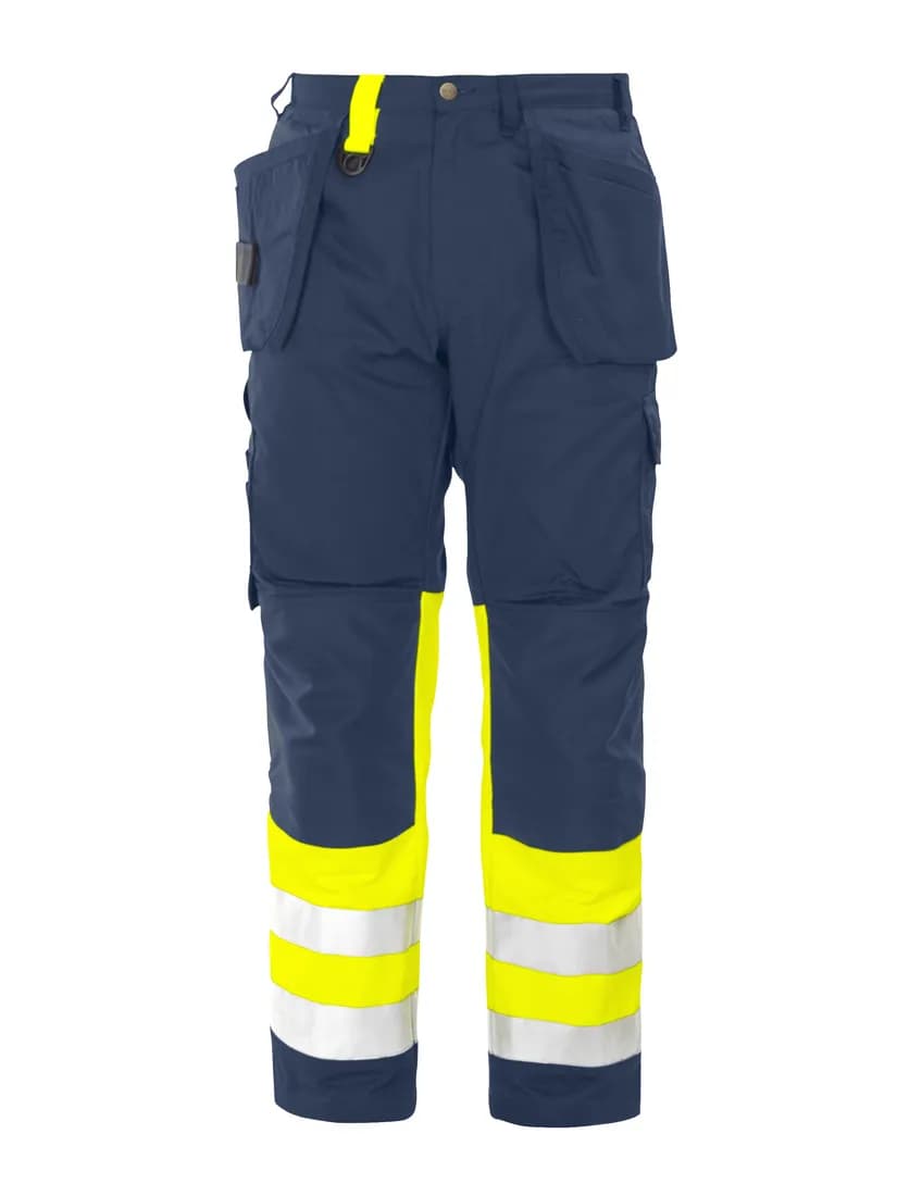 6502 Arbeitshose mit Knieverstärkung und Hängetaschen EN ISO 20471 Klasse 1