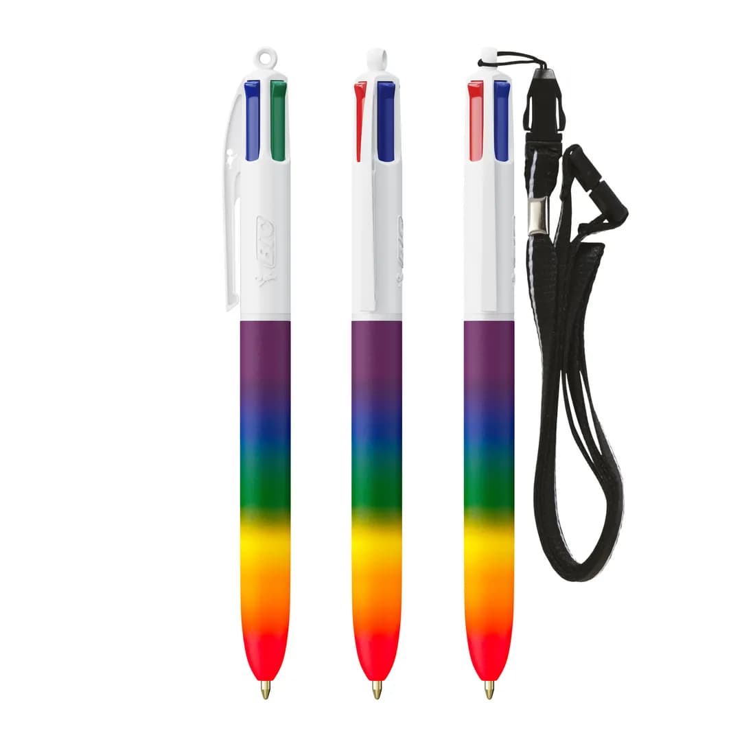 BIC® 4 Couleurs® Rainbow Decor avec tour de cou