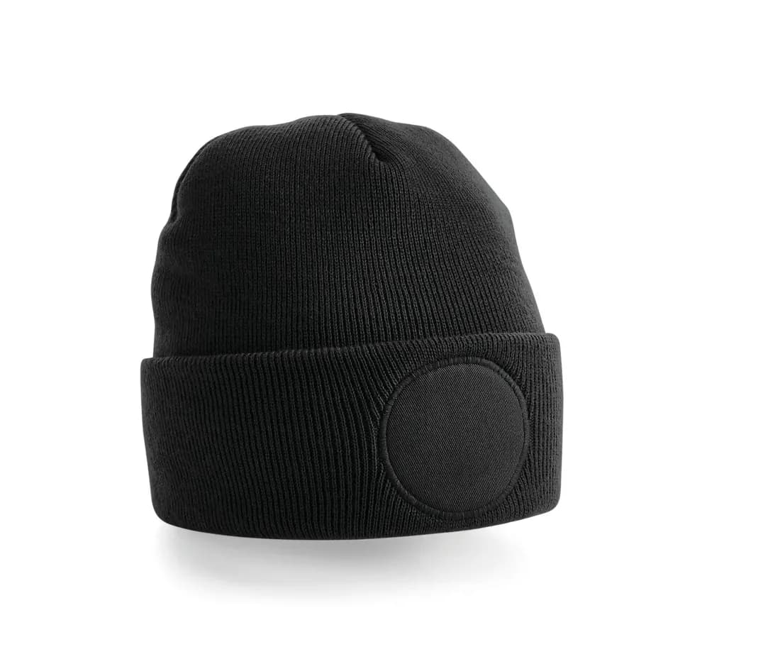 Circular Patch Beanie