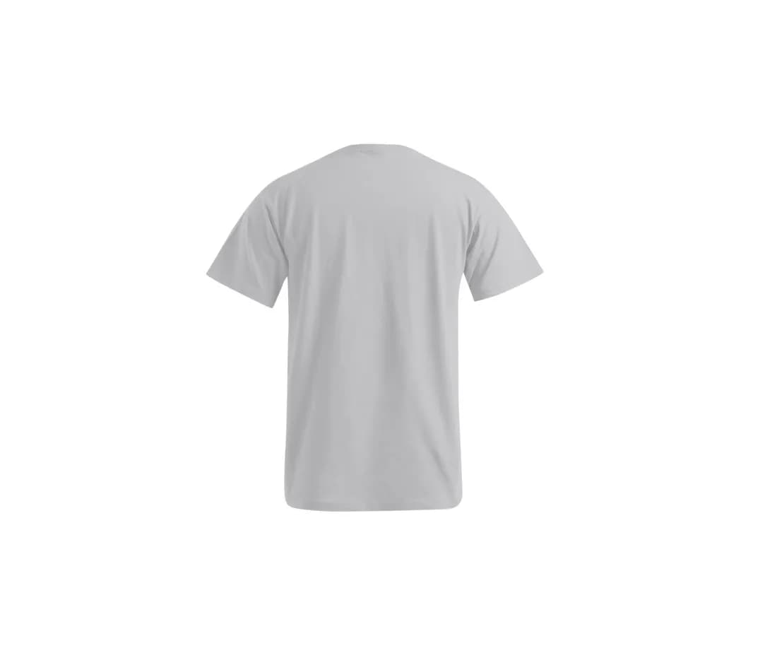 Promodoro Herren Premium-T-Shirt 3000 – Hellgrau (Ash) – Rückansicht