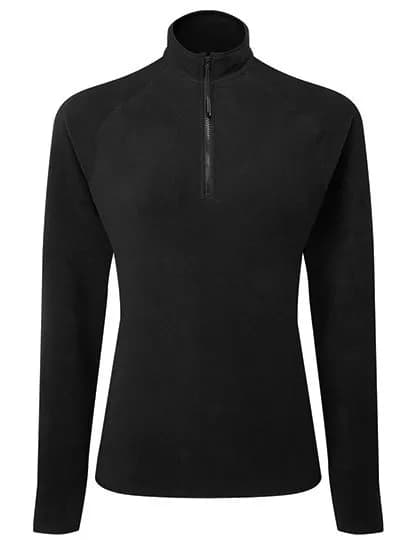 Women’s Recycled Elements Active Fitted Fleece – Schwarz