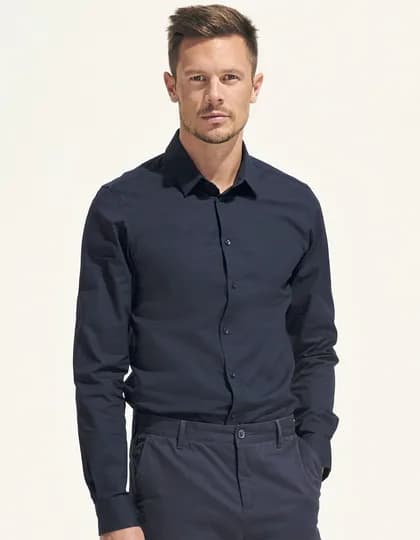 Men’s Long Sleeve Stretch Shirt Blake