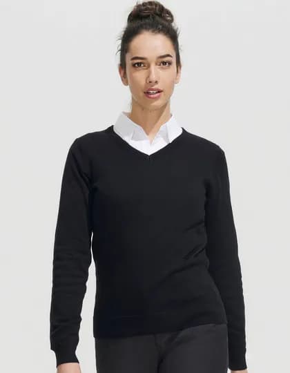 Women’s V-Neck Sweater Galaxy