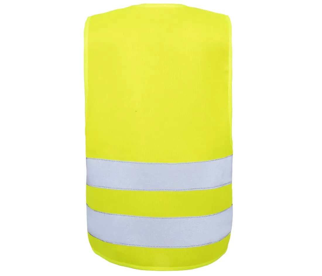 Gilet haute visibilité enfant KW100 – Jaune fluo – vue de dos